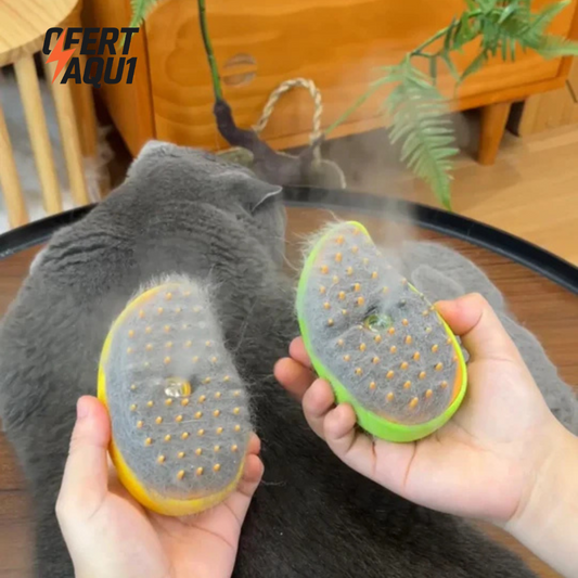Cepillo de Vapor 3 en 1 para Mascotas